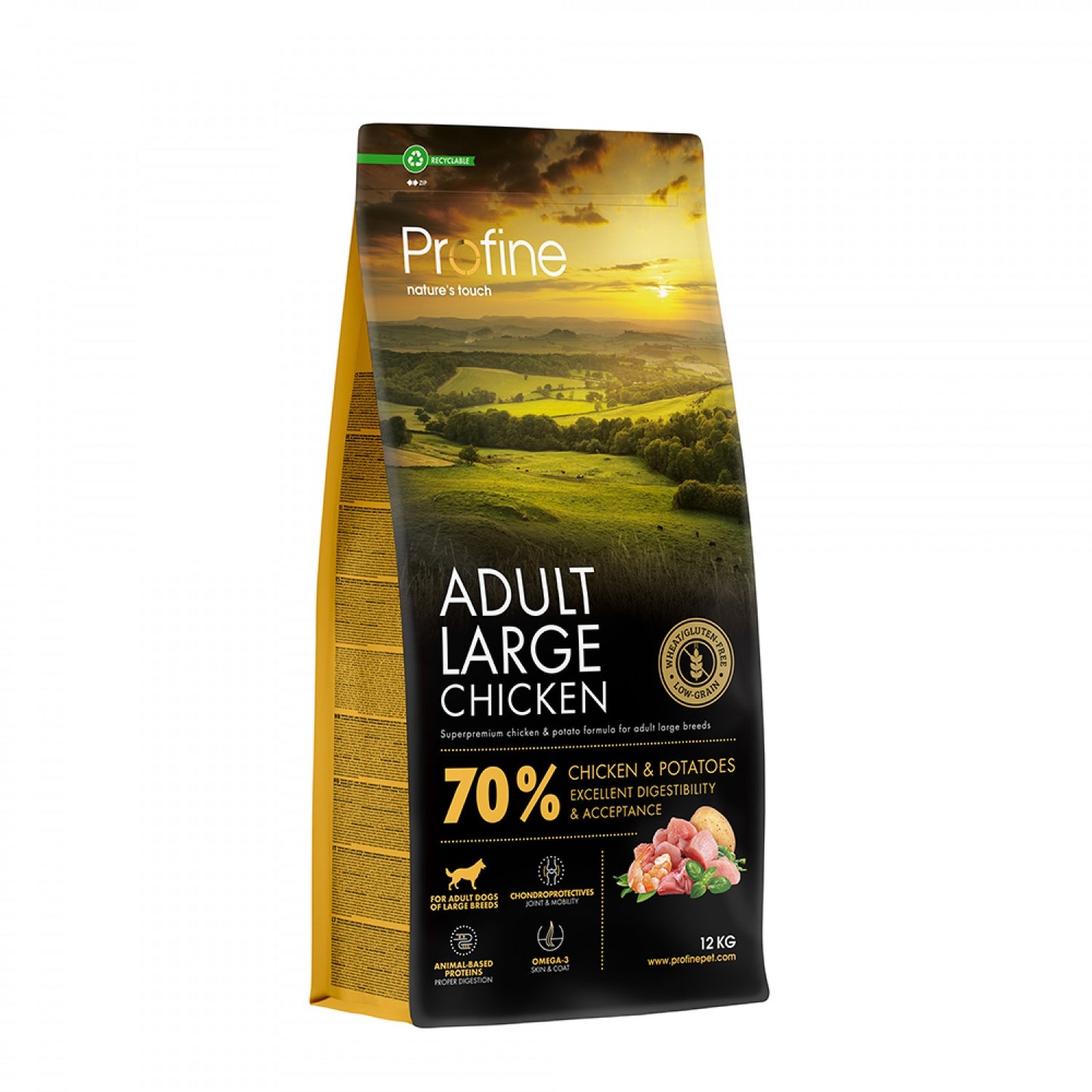 Profine Dog Adult Large Breed Κοτόπουλο & Πατάτα 12Kgr