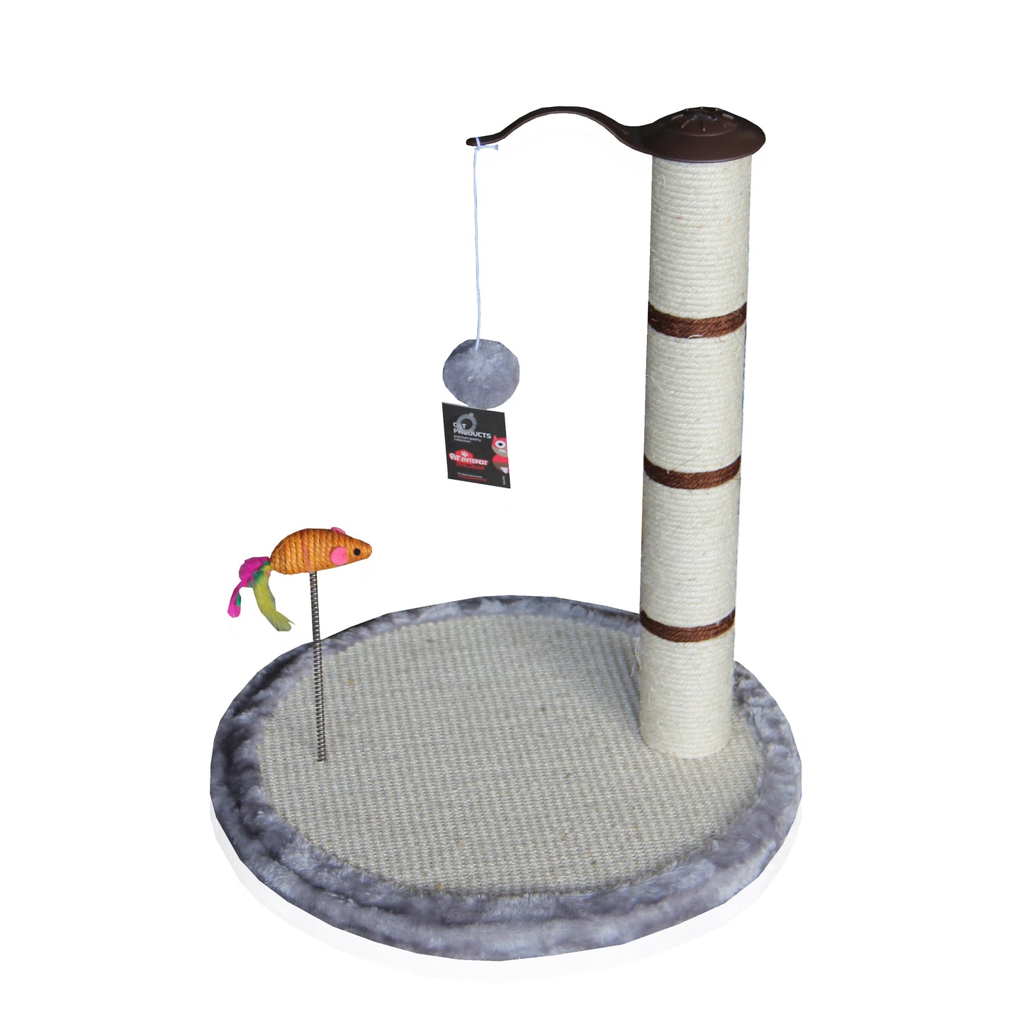 CAT TREE HARMONY GREY 41X41X53CM