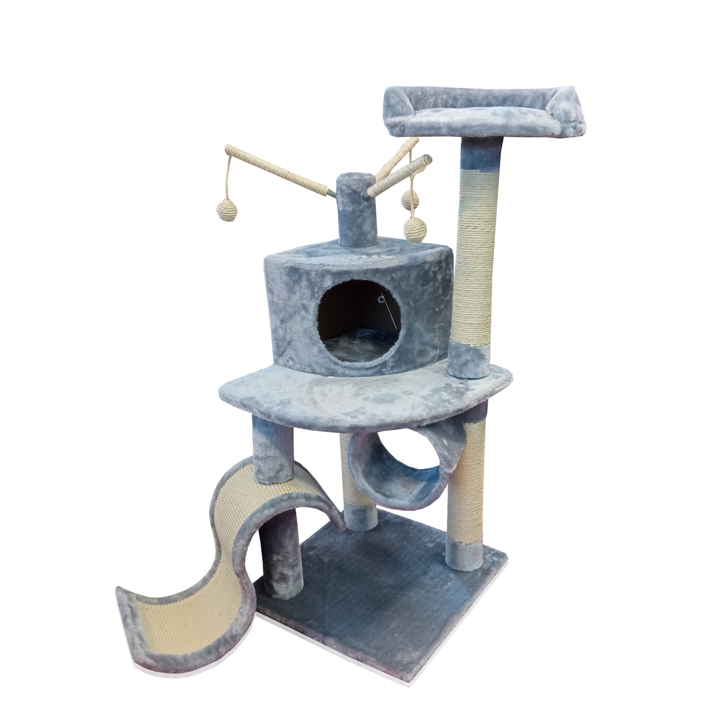 CAT PLAYGROUND JOY AND IMAGINATION GREY 96X76X140CM