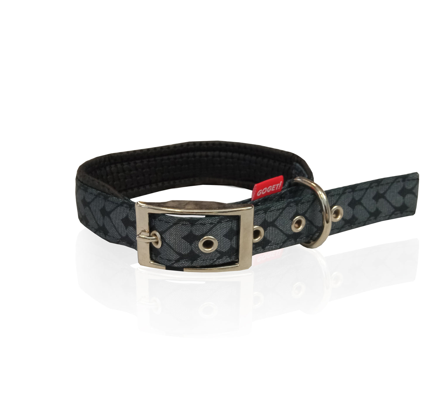 GO GET COL NEOPRENE CUORI GRIGI XS 1.5 X 35CM