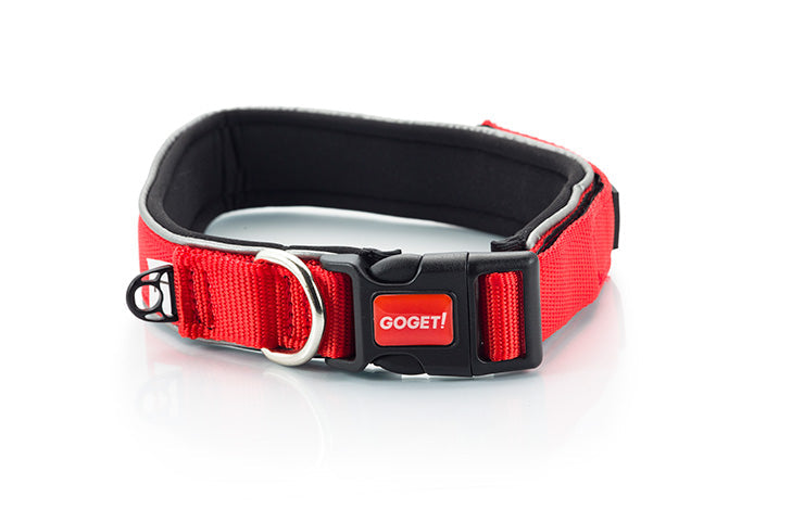 GOGET SOFT REFL/VE COLLAR RED M 2 X 40-45CM