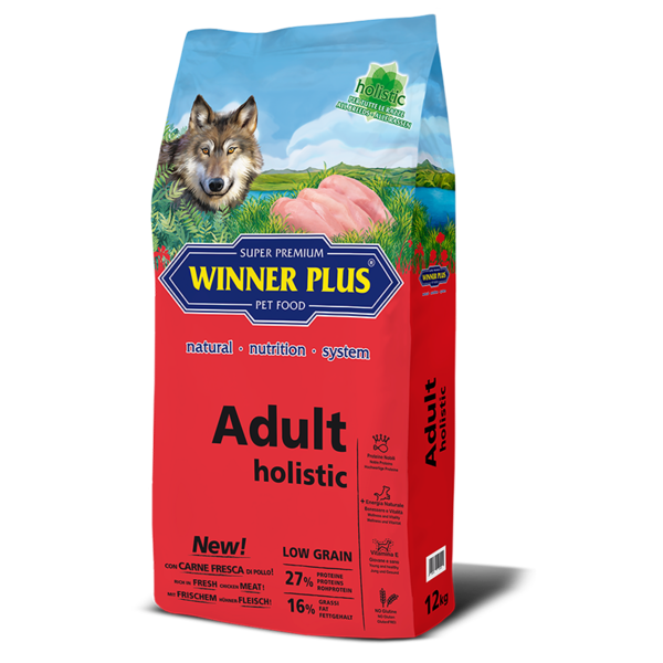Winner Plus Adult Holistic (Low Grain) 12kg