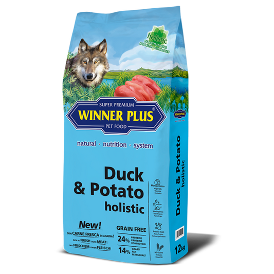 Winner Plus Duck & Potato Holistic 2kg