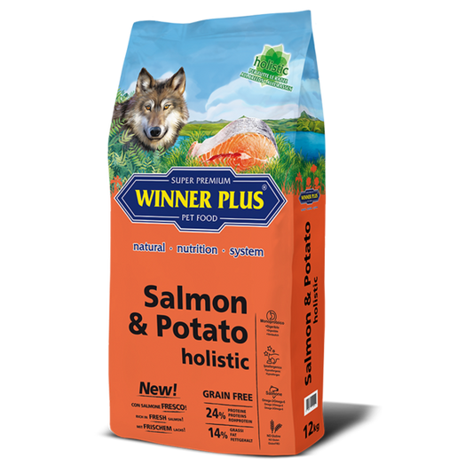 Winner Plus Salmon & Potato Holistic 12kg