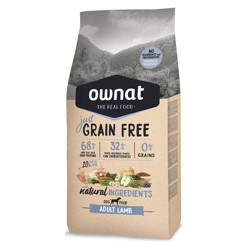 Ownat JUST DOG Adult Αρνί 14Kg