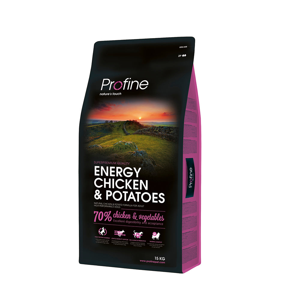 Profine Dog Energy Κοτόπουλο & Πατάτα 15Kgr