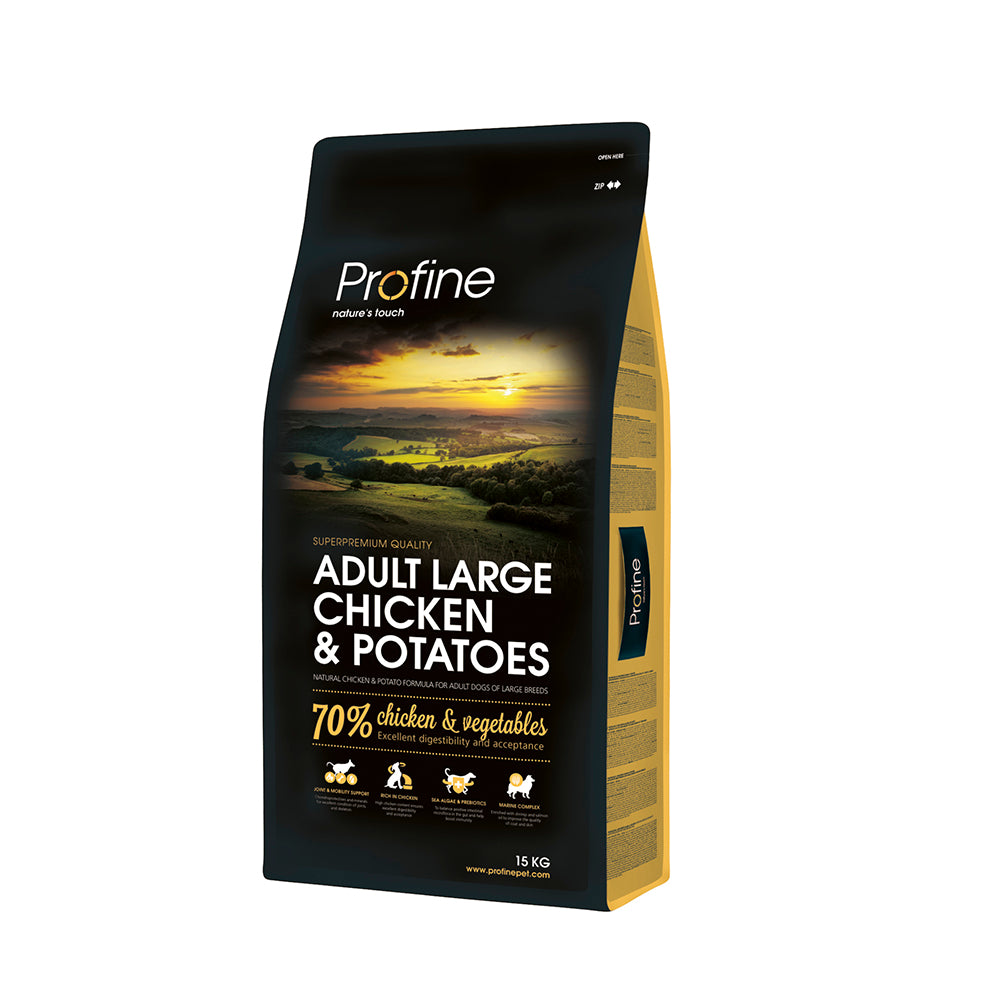Profine Dog Adult Large Breed Κοτόπουλο & Πατάτα 15Kgr
