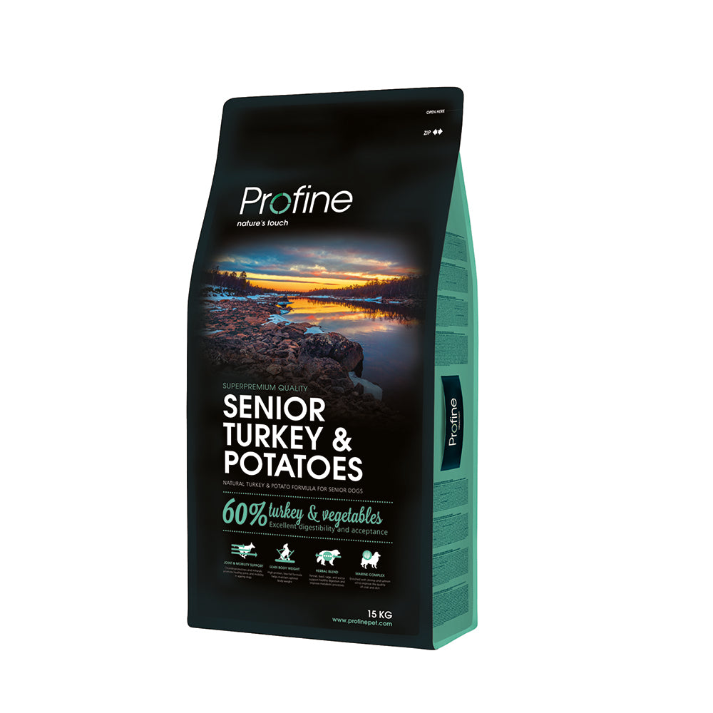 Profine Dog Senior Γαλοπούλα & Πατάτα 15Kgr