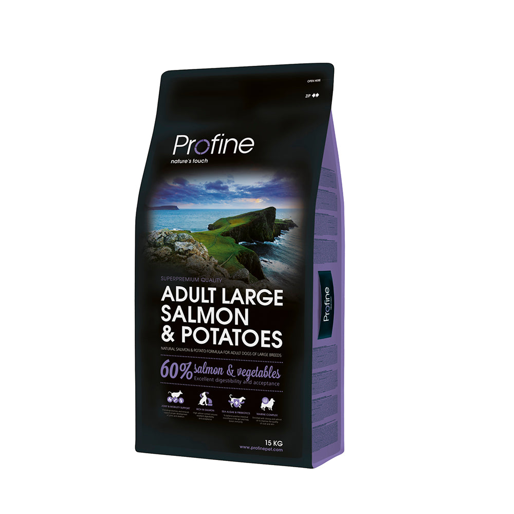 Profine Dog Adult Large Breed Σολομός & Πατάτα 15Kgr