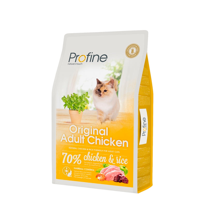 Profine Cat Original Adult Kοτόπουλο & Ρύζι 10Kgr