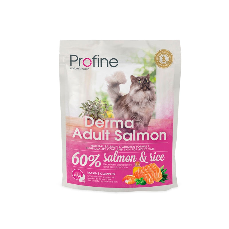 Profine Cat Derma Σολομός & Ρύζι 300gr