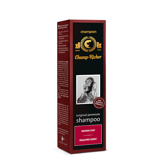 CHAMP-RICHER-dog shampoo brown coat 250 ml