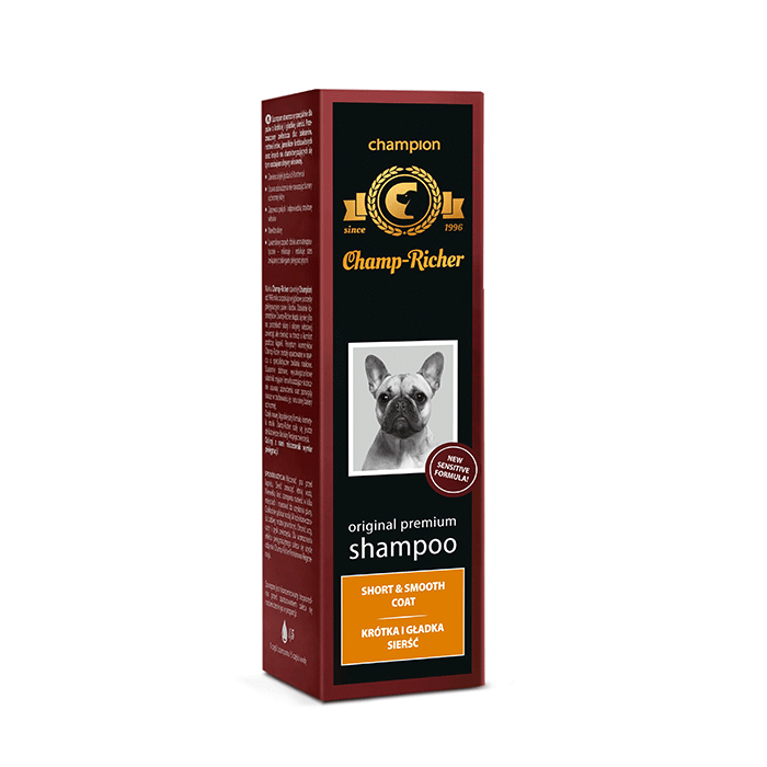 CHAMP-RICHER-dog shampoo short & smooth coat 250 ml