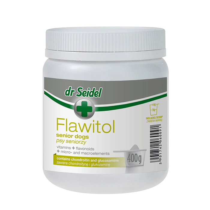DS-Flawitol σκόνη για υπερήλικους σκύλους 400 γρ