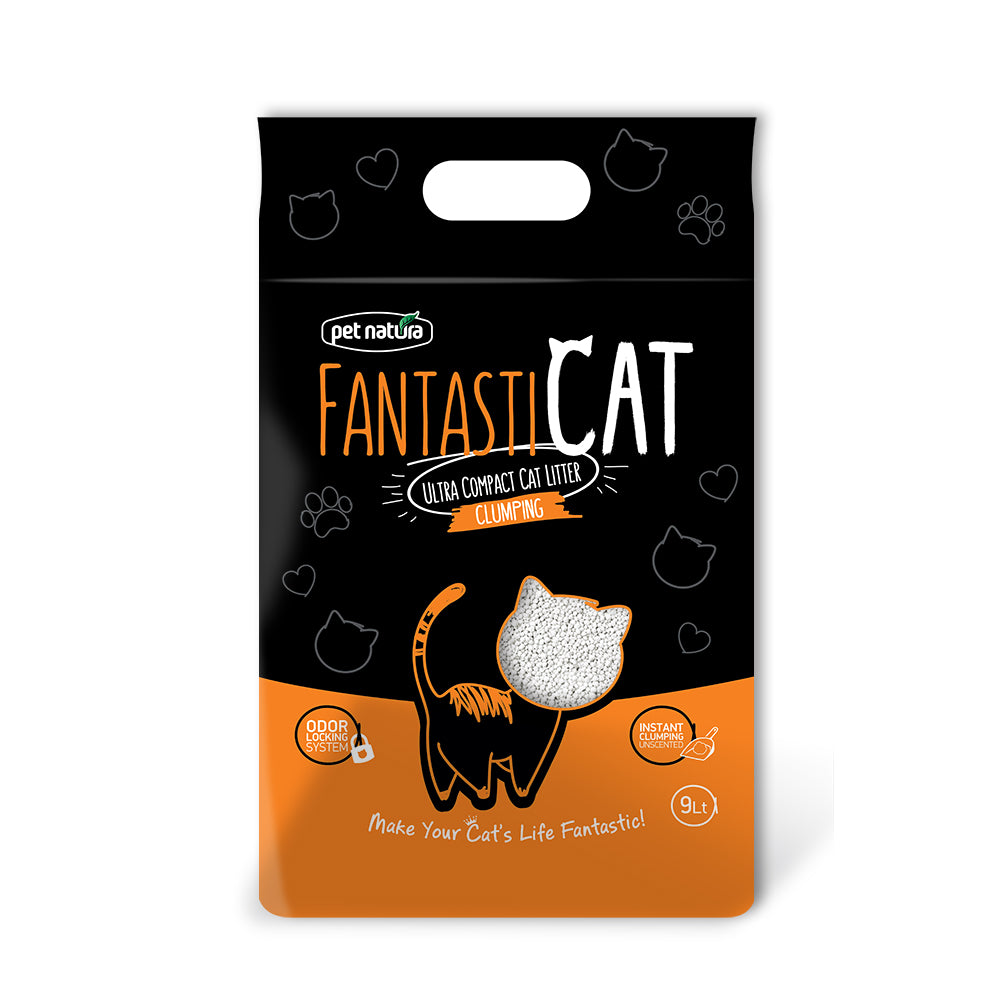 Άμμος γάτας FantastiCat 9ltr χωρίς άρωμα