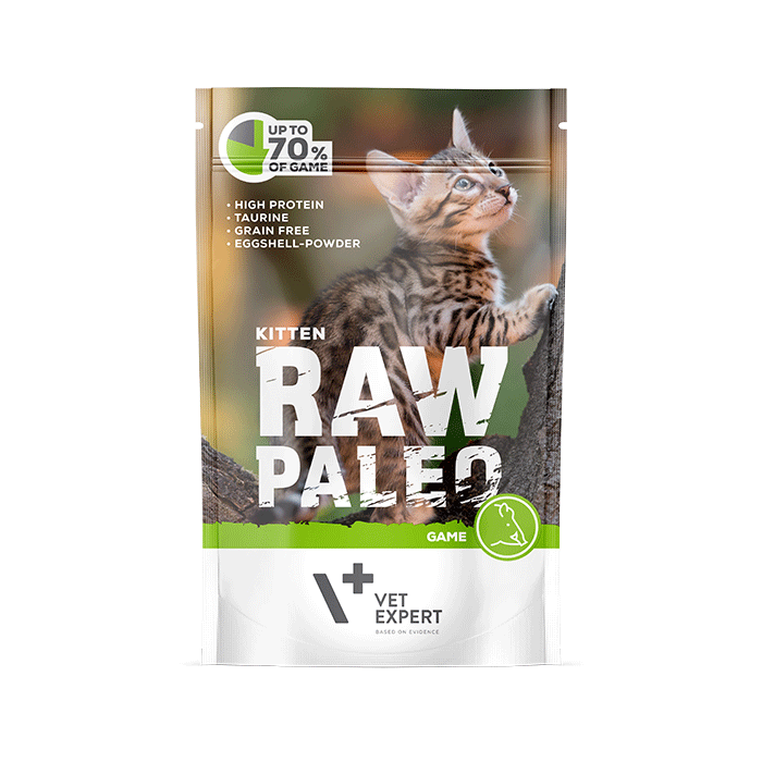 Cat Raw Paleo wet Kitten Game 100 gr