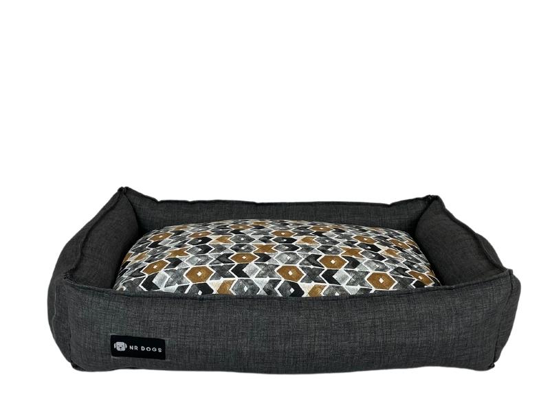 BASKET BED - Dark Marron Large 96x68cm
