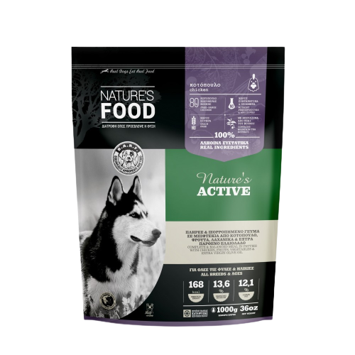 Nature's Food Active Μπιφτέκια 1KG