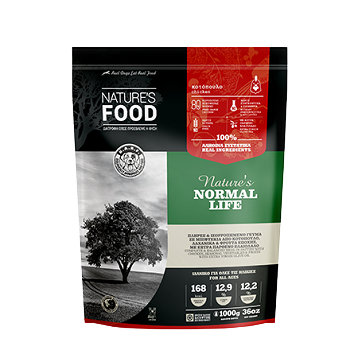 Nature's Food Normal Life Μπιφτέκια 1KG