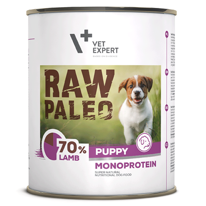 Dog Raw Paleo wet Puppy lamb 800 gr