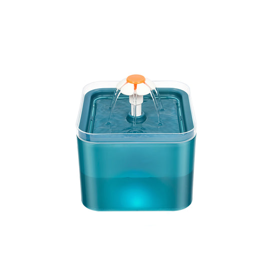 PET WATER FOUNTAIN, GREEN 2L,MATERIAL PP