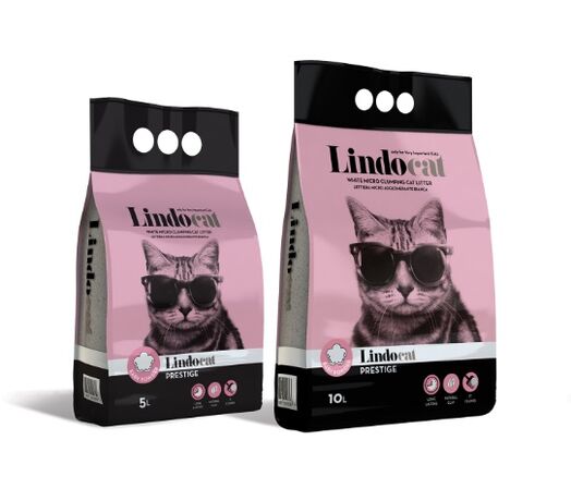 Lindocat Double Action Άμμος Γάτας Baby Powder Clumping 10 lt