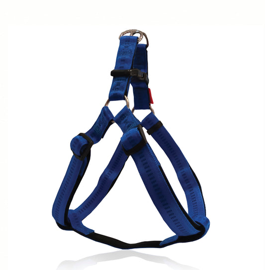 GOGET STRIPES HARNESS D.BLUE S 1.5 X 41-51CM