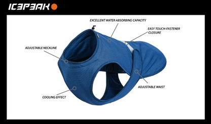 Icepeak Pet Cooling vest Green