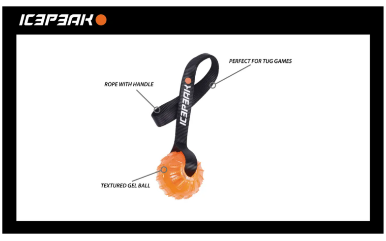 Icepeak Pet Gel ball with handle
