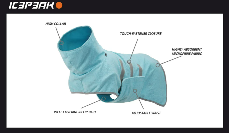 Μπουρνούζι σκύλου Icepeak Pet Splash