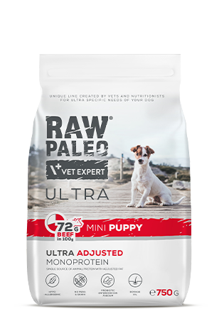 Dog Raw Paleo Ultra Puppy mini 750 gr Beef