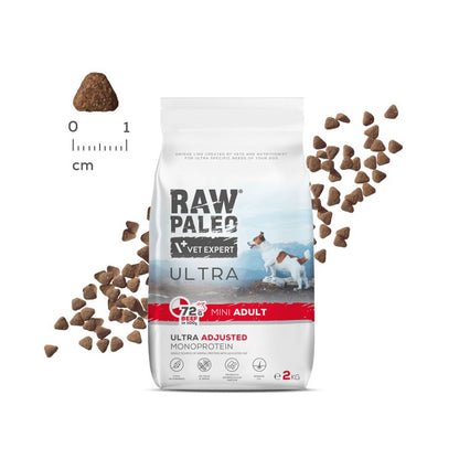 Dog Raw Paleo Ultra Adult mini 2 kg Beef