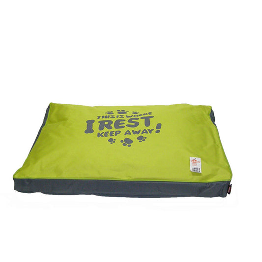 PET CUSHION LEMON-GREY M 80x60x8CM