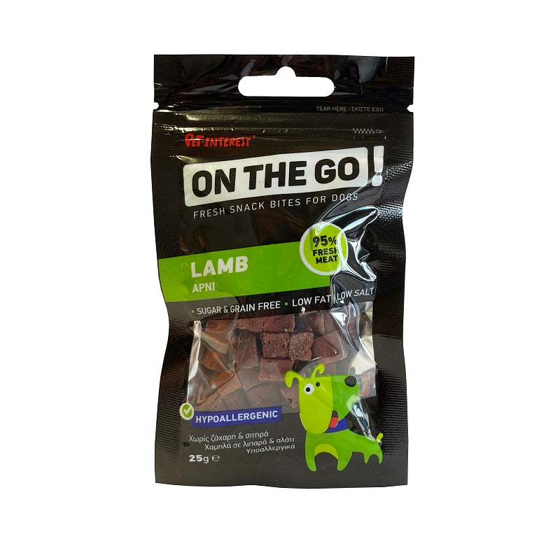 ON THE GO BITES LAMB 25gr