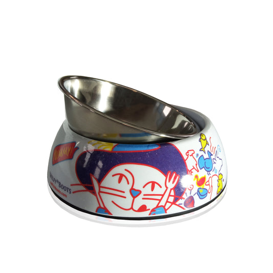 DELUXE DUAL  CAT BOWL WELFY S 200ML