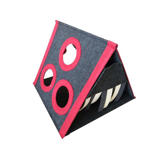 CAT TENT RED 42X41X36CM