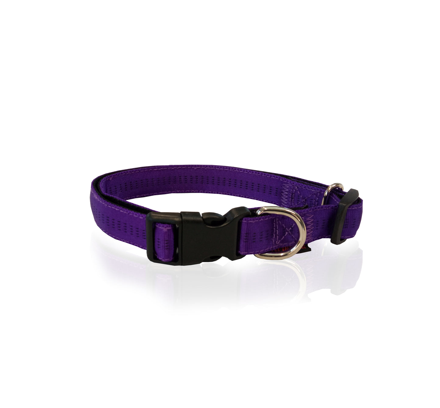 GOGET STRIPES COLLAR PURPLE S 1.5 X 22-40CM