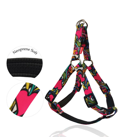 GO GET HARNESS NEOPR CUORI M     2 X 40-56CM