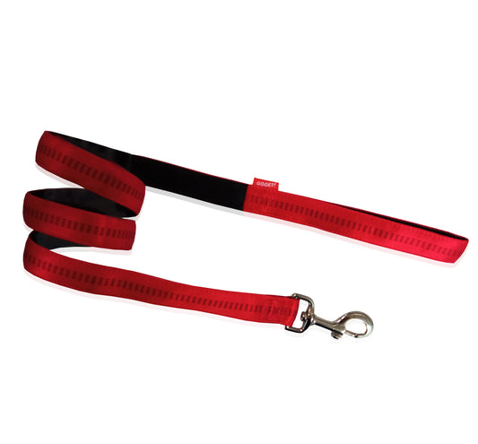 GOGET STRIPES LEASH RED S 1.5 X 120CM