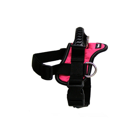 GOGET  HARNESS PINK S 3 D-RINGS GIRTH 65-80CM