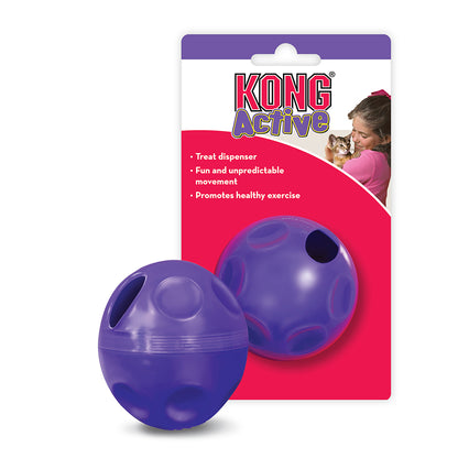 KONG Cat Treat Ball Purple