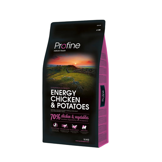 Profine Dog Energy Κοτόπουλο & Πατάτα 15Kgr