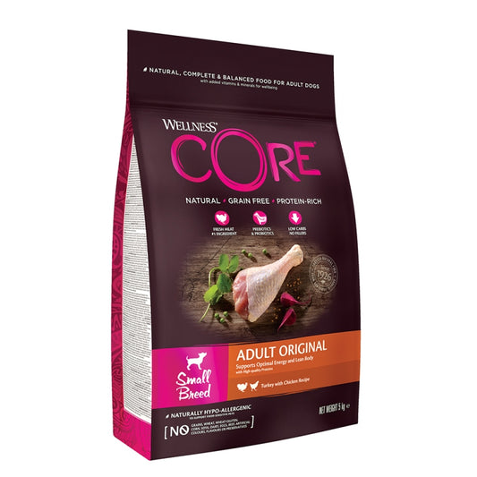 Wellness Core Adult Original Small Breed Γαλοπούλα 5Kg