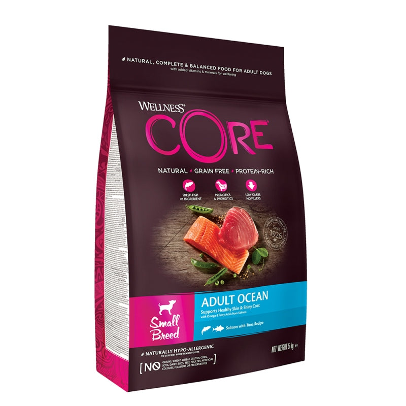 Wellness Core Adult Small Breed Σολομός & Τόνος 5kg