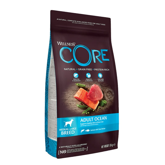 Wellness Core Adult Medium-Large Breed Σολομός & Τόνος 1.8kg