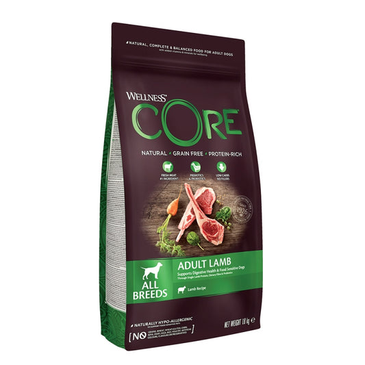 Wellness Core Adult All Breeds Αρνί 1.8kg