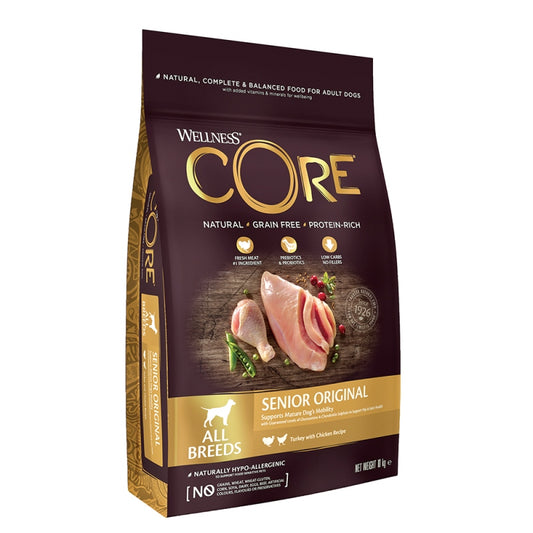 Wellness Core Senior All Breeds Γαλοπούλα & Κοτόπουλο 10kg