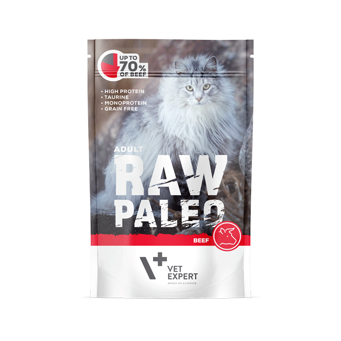 Cat Raw Paleo wet Adult Beef 100 gr