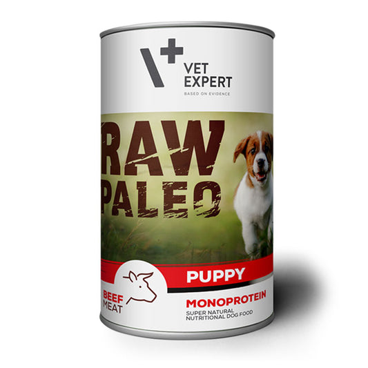 Dog Raw Paleo wet Puppy beef 400 gr