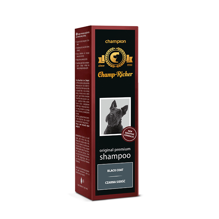 CHAMP-RICHER-dog shampoo black coat 250 ml